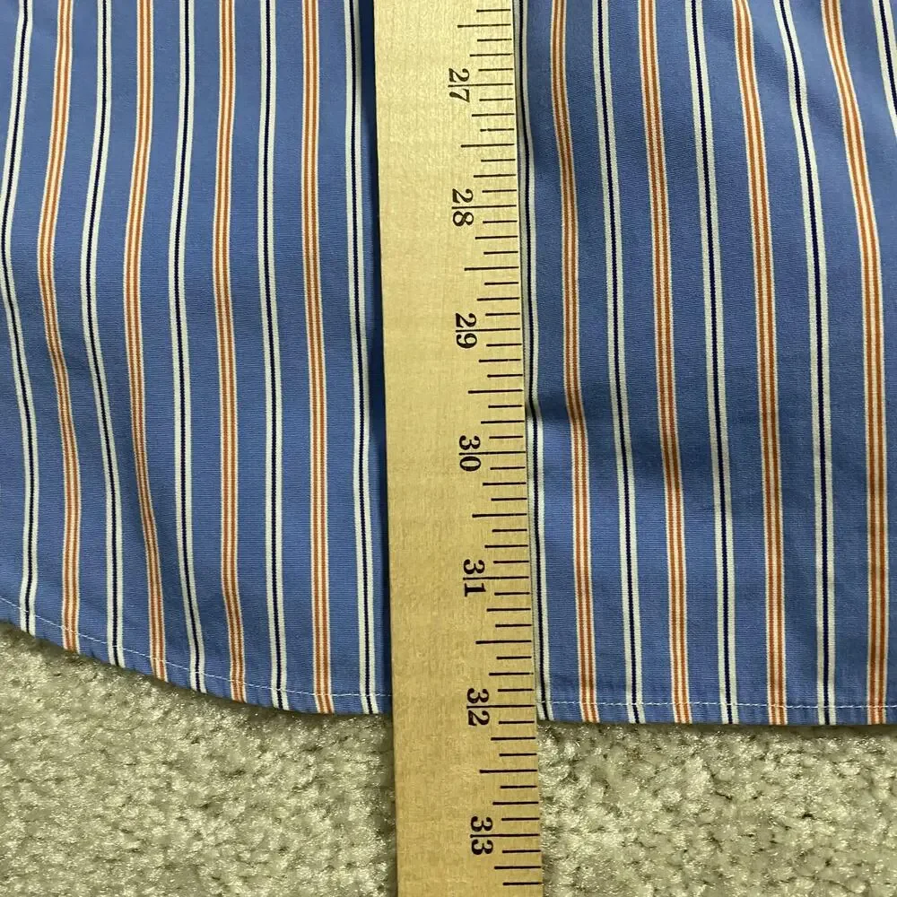 Polo Ralph Lauren Shirt Mens 2XL Striped Classic Fit Button Down Ivy Prep Preppy